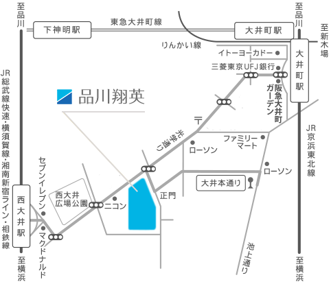 品川翔英 地図